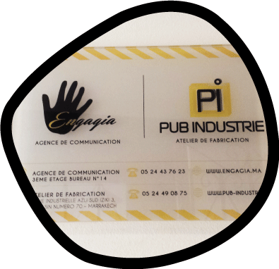Plexiglas desk plate