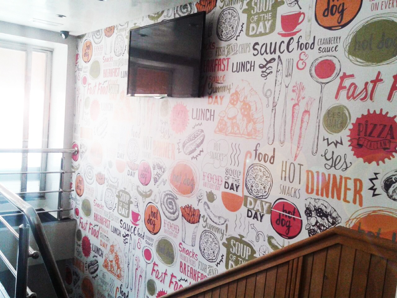 Wall stickers for restaurant and coffee